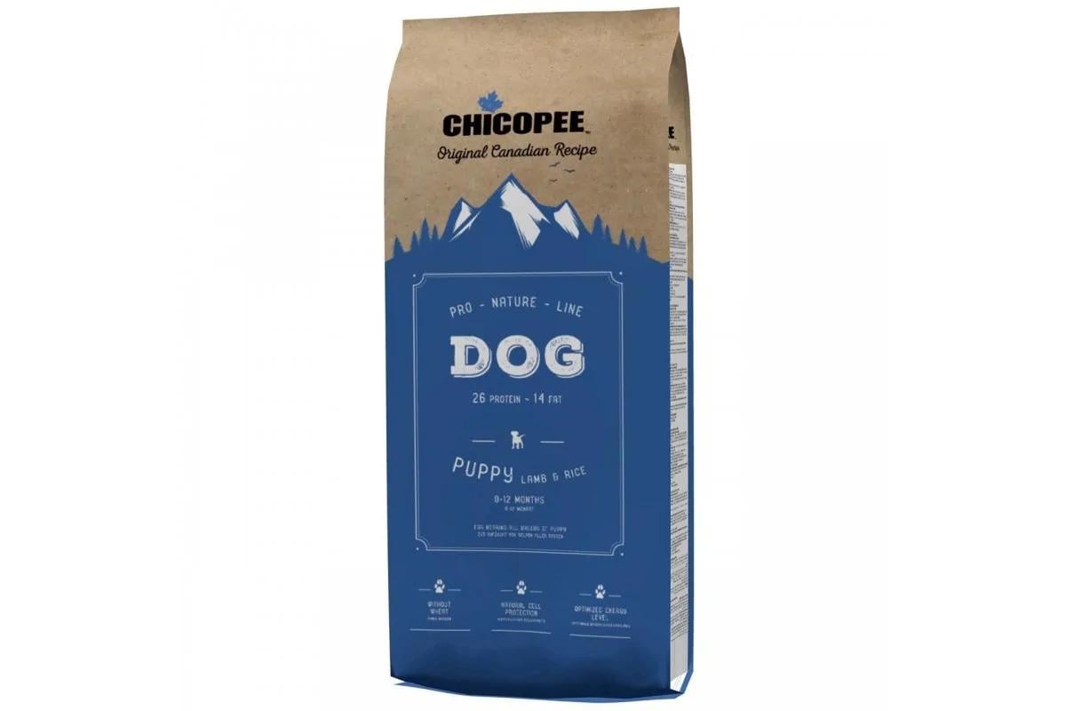 Корм для щенков Chicopee Pro Nature с 3-й недели жизни Lamb/Rice 20 кг