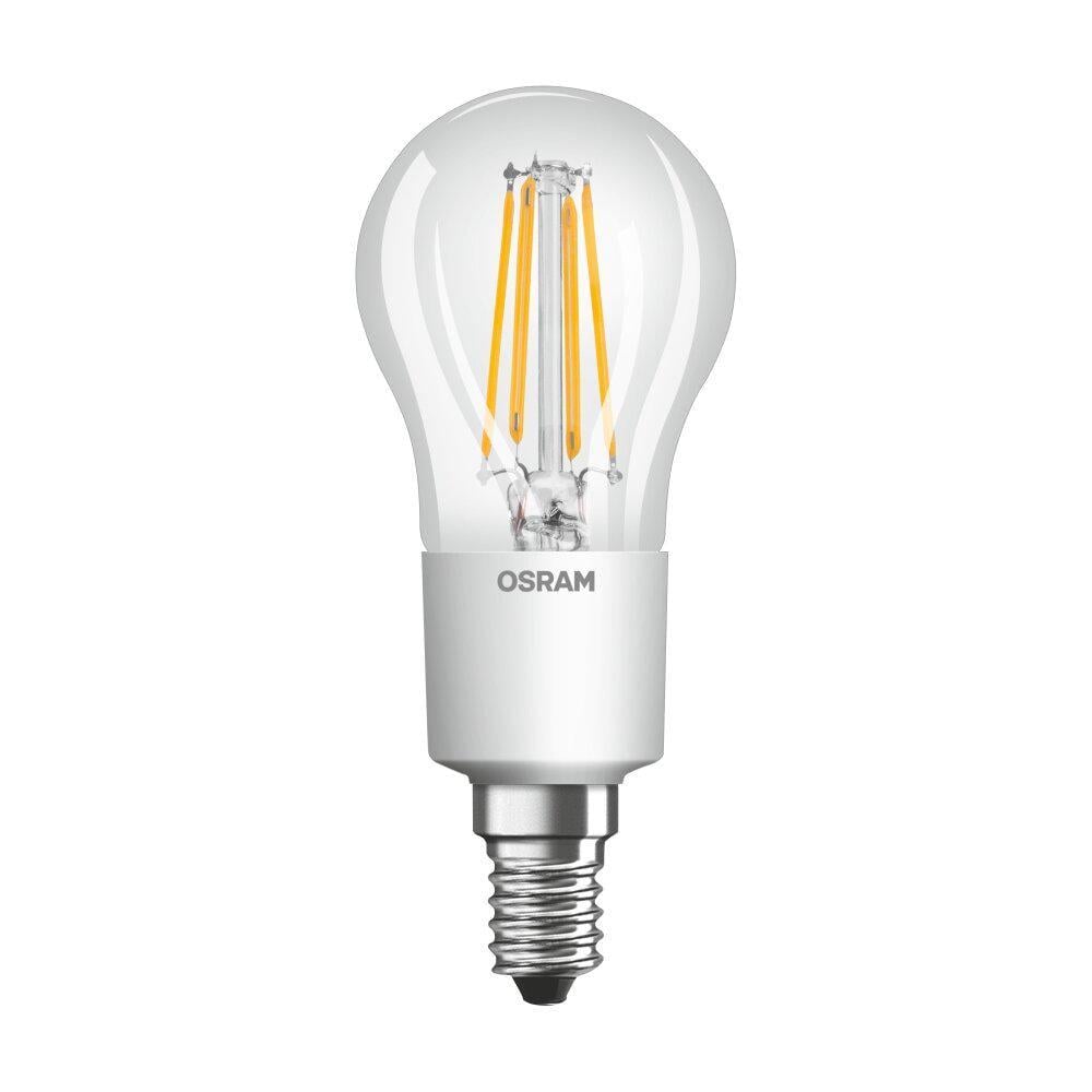 Лампа светодиодная S Osram CL P40GD 4,5W/827 230V FIL E14 (36813160)