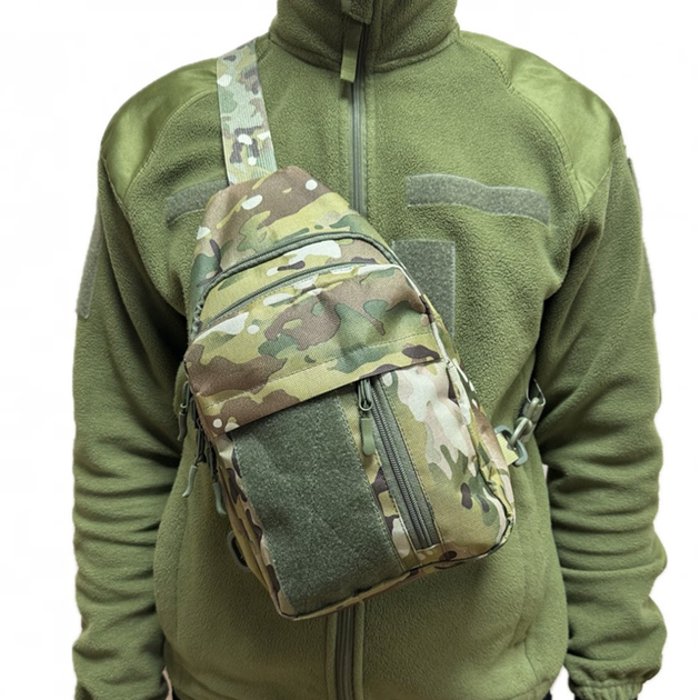 Сумка-месенджер через плече Clefers W77 Oxford Мультикам (5024570) - фото 4 Сумка-месенджер через плече Clefers W77 Oxford Мультикам (5024570) - фото 4