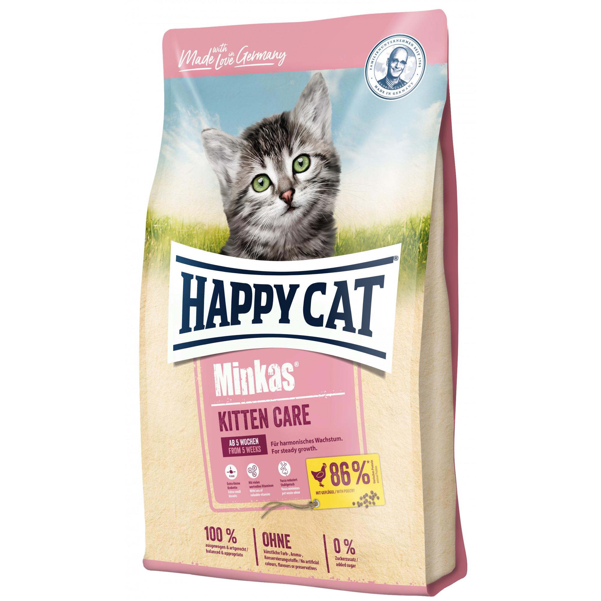 Корм для кошенят Happy Cat Minkas Kitten Care Gefl з птицею 10 кг