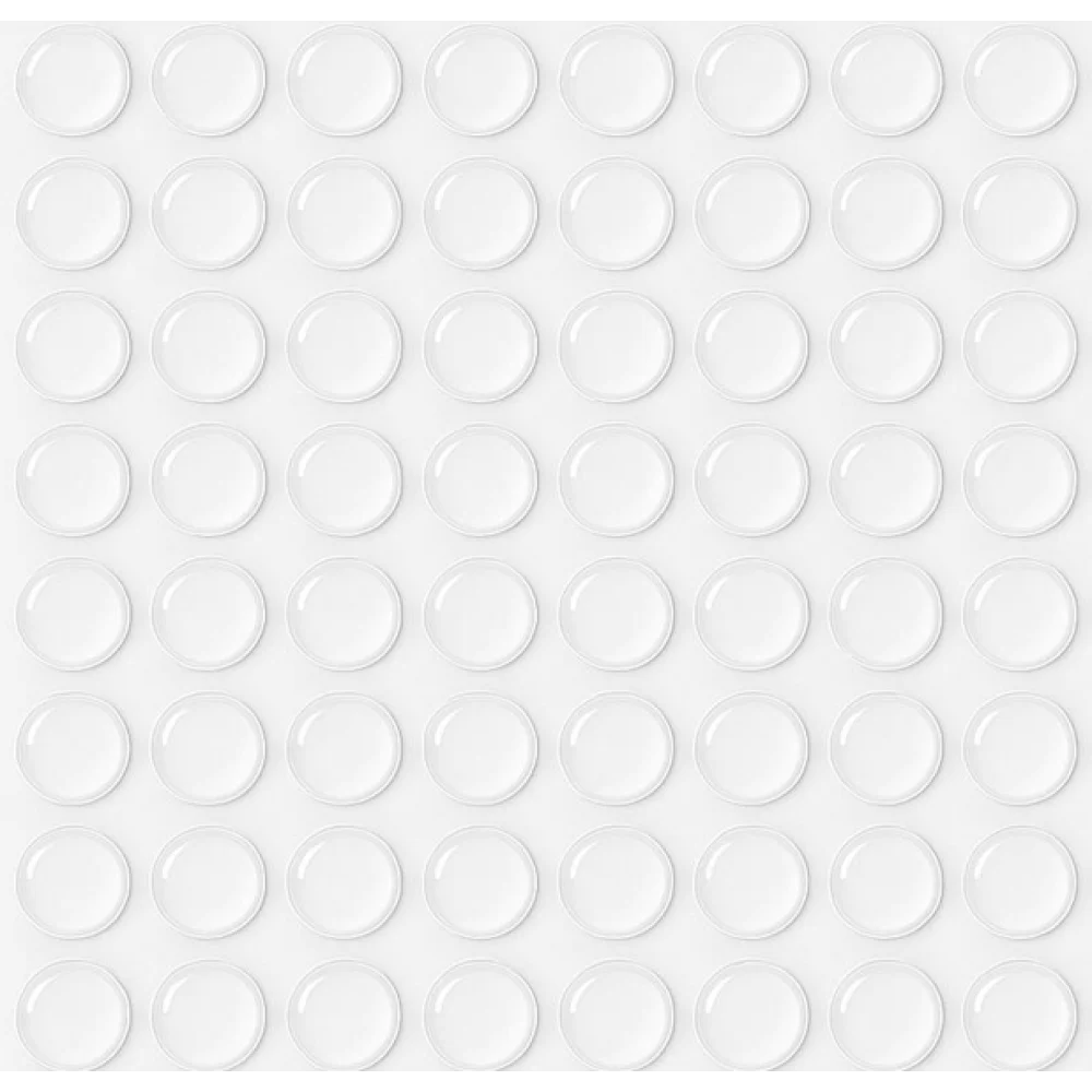 Самоклеючі силіконові відбійники для фасадів Sigma d 13,5 мм 64 шт. Прозорий (AF0990)