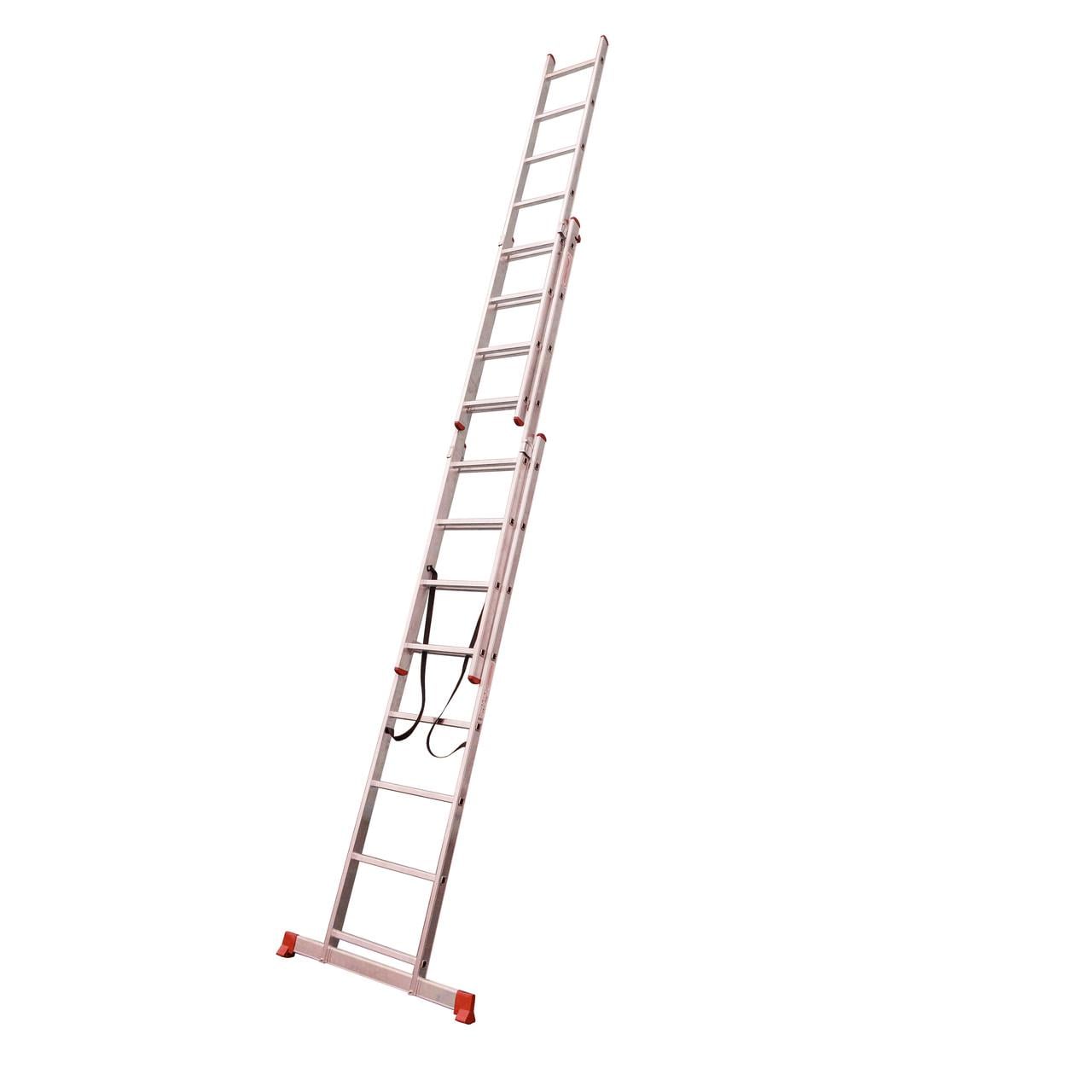 Лестница алюминиевая 3-секционная SCALA.TOP 8 ступеней FLEXIREACH (98-3008)
