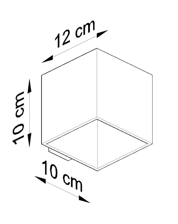 Настенный светильник Sollux Quad 1 Серый (sl.0058) - фото 3