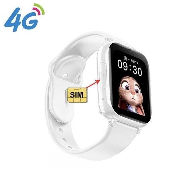 Смарт-годинник дитячий Lemfo LT38 4G/GPS з водонепроникним корпусом Білий (26389403) - фото 2