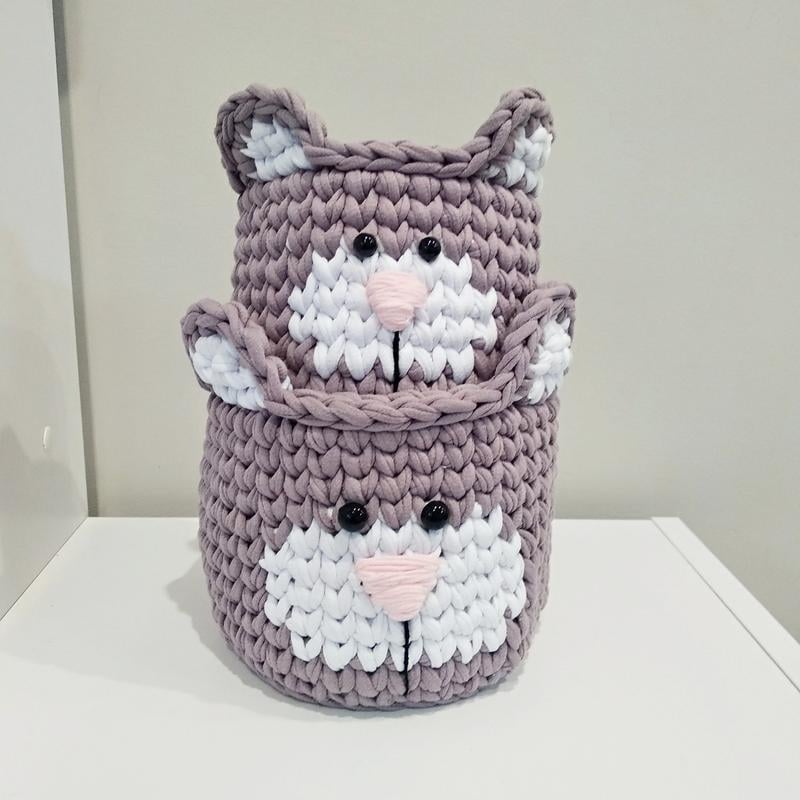 Набор корзинок органайзеров ручной работы (23555-Нов)