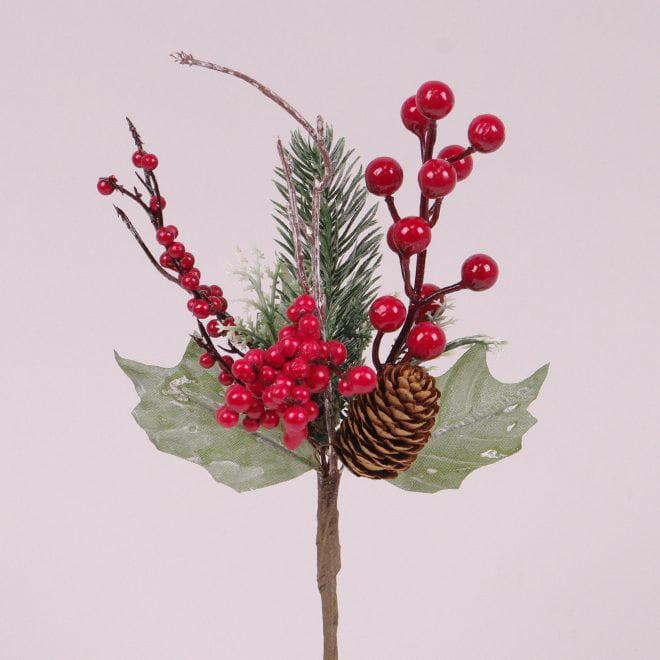 Декоративная ветка Flora 12 шт. (75949)