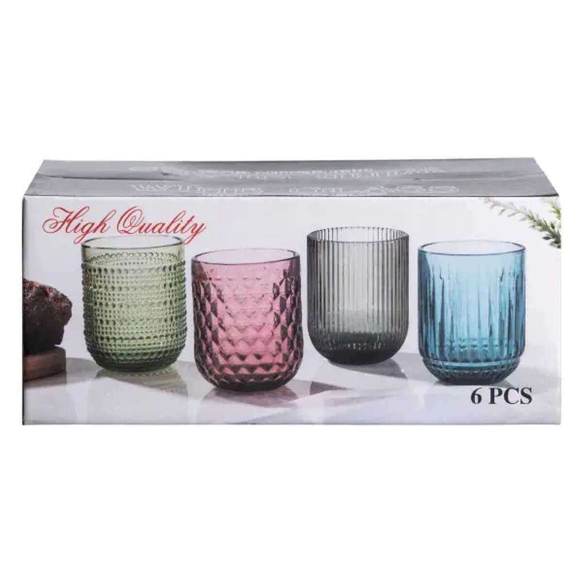 Набір склянок 6 шт. по 250 мл Прозорий (HP-19-105) - фото 4 Набір склянок 6 шт. по 250 мл Прозорий (HP-19-105) - фото 4