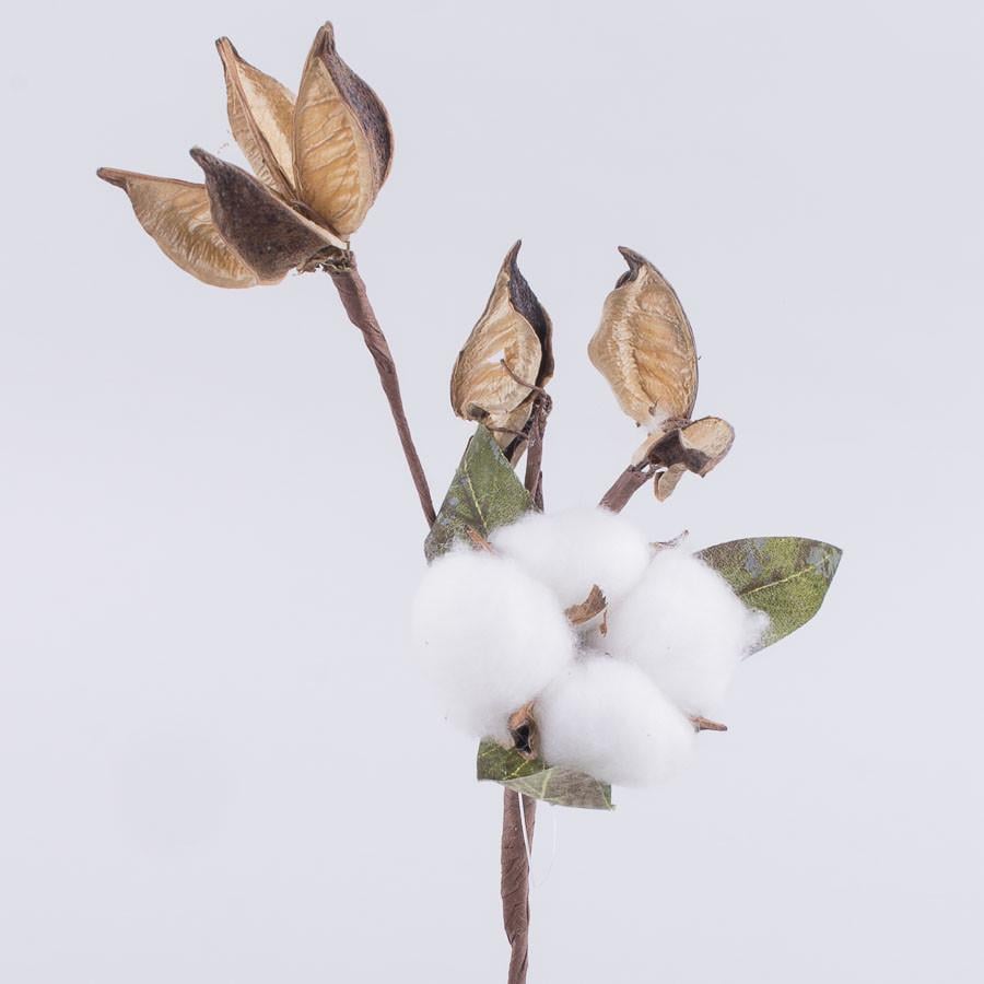Искусственная ветка с хлопком (586)