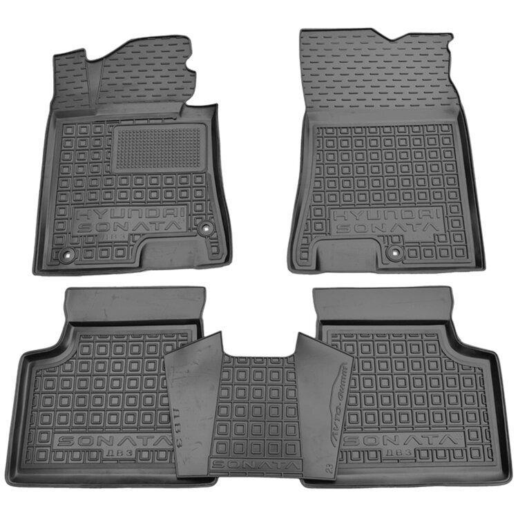 Килимки в салон Avto-Gumm Hyundai Sonata DN8 19- ДВЗ Чорний (12077) Килимки в салон Avto-Gumm Hyundai Sonata DN8 19- ДВЗ Чорний (12077)