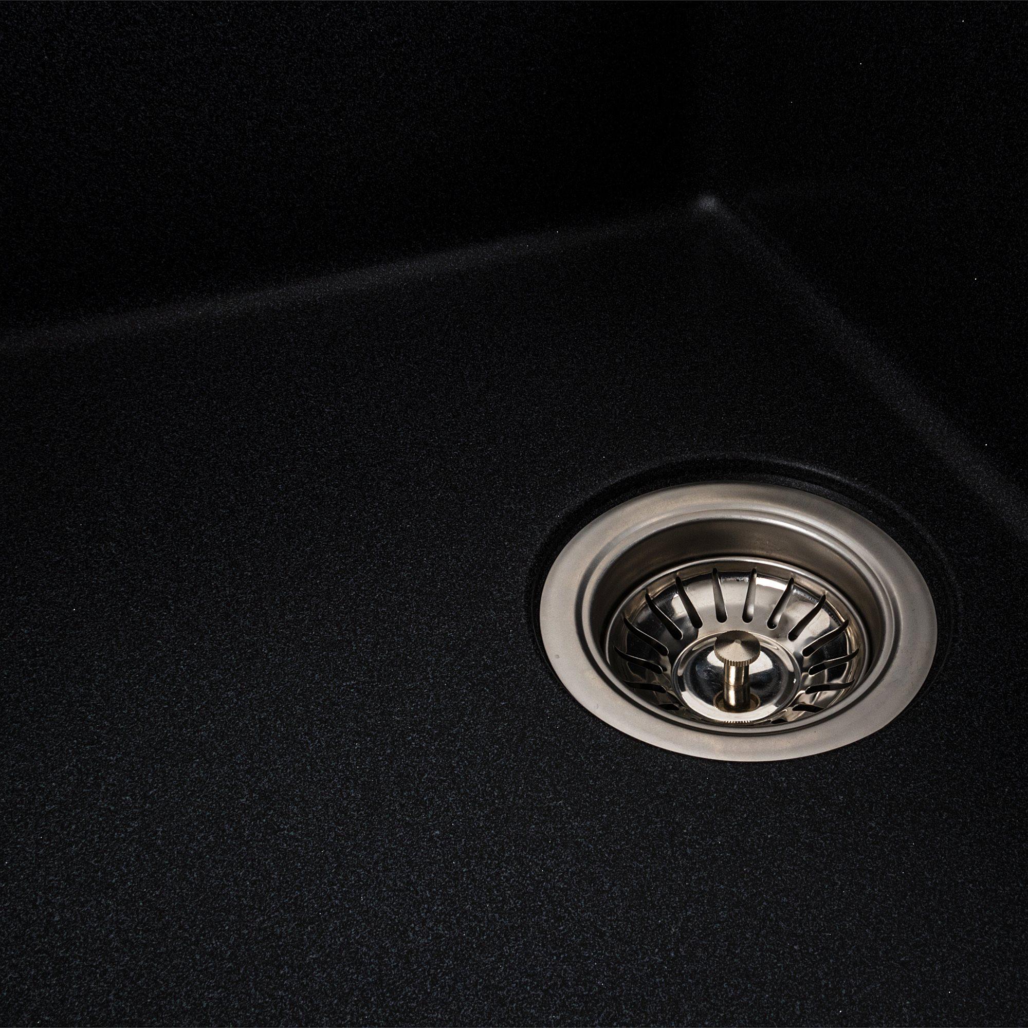 Мойка для кухни гранитная Platinum 6250 ZIRKONE матовая Карбон - фото 5 Мойка для кухни гранитная Platinum 6250 ZIRKONE матовая Карбон - фото 5