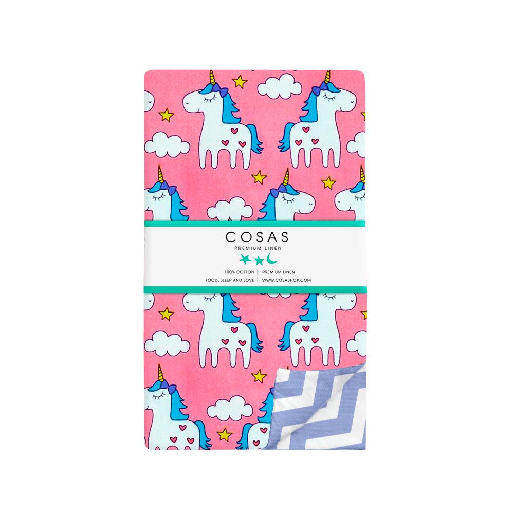 Пододеяльник детский Cosas Unicorn Rose 110х140 см (4822080695275)