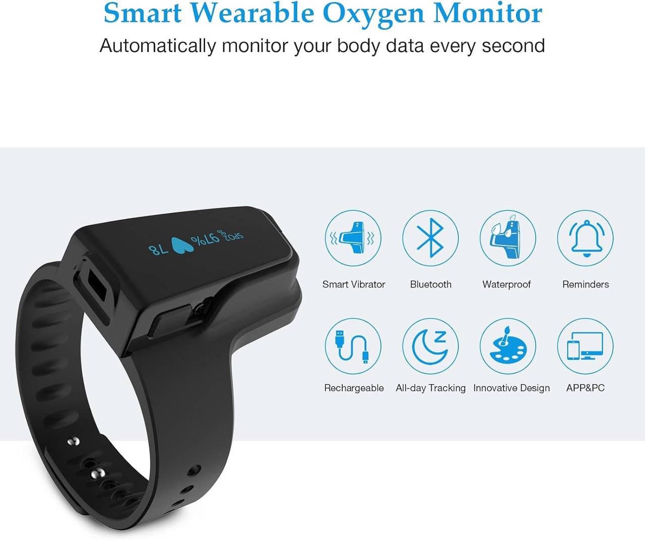 Пульсоксиметр Wellue O2 з інтелектуальним нагадуванням вимірювання SpO2 та пульсу медичний - фото 5 Пульсоксиметр Wellue O2 з інтелектуальним нагадуванням вимірювання SpO2 та пульсу медичний - фото 5