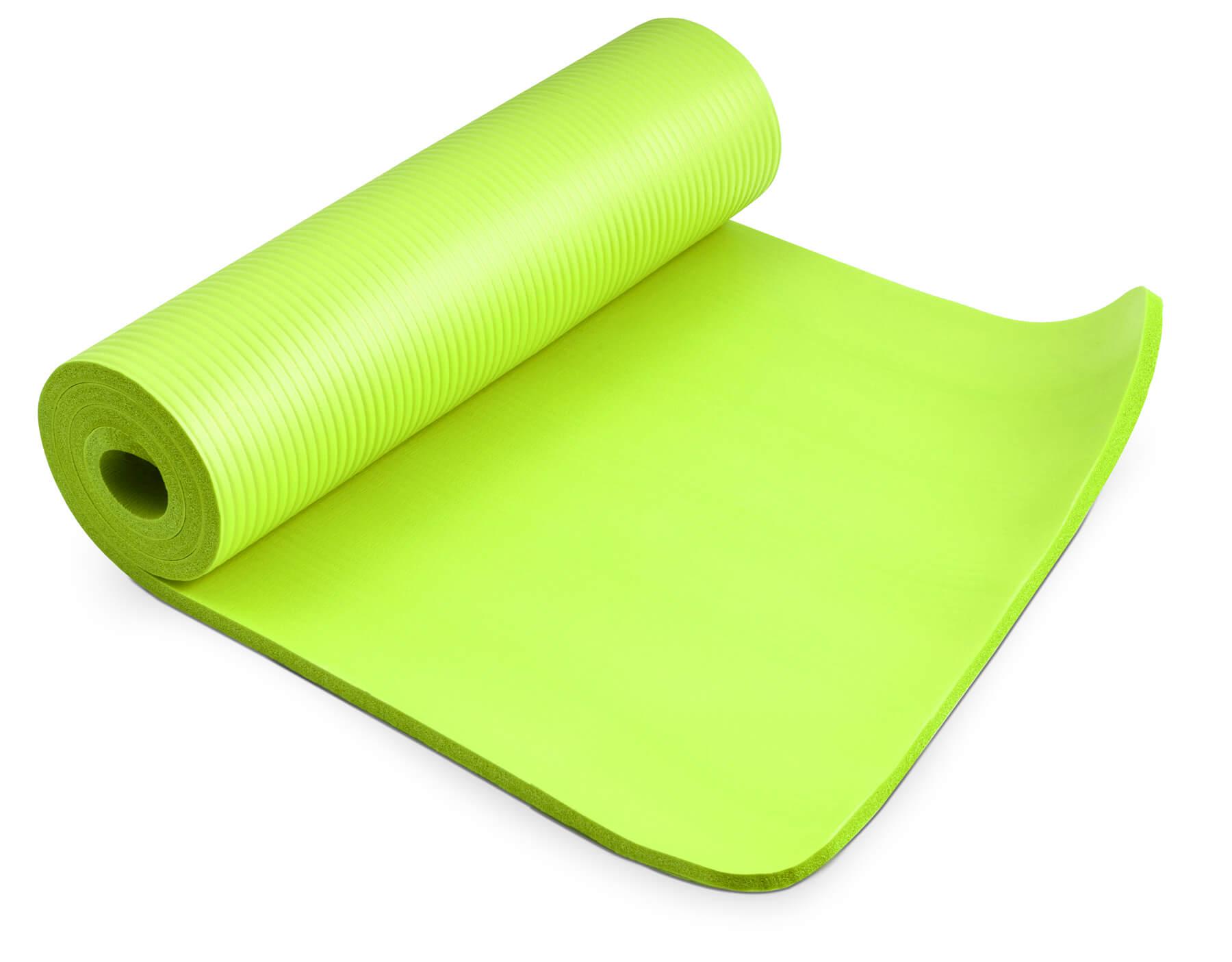 Мат для фитнеса и йоги Hop-Sport HS-N015GM 1,5 см Салатовый - фото 4 Мат для фитнеса и йоги Hop-Sport HS-N015GM 1,5 см Салатовый - фото 4