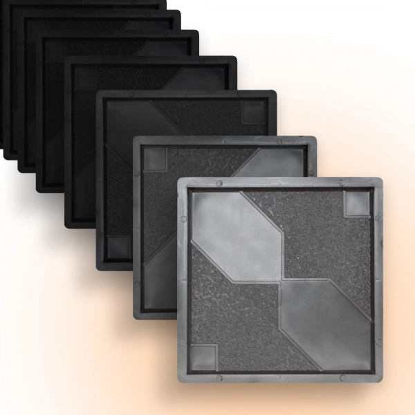 Форми для тротуарної плитки Верес-2007 Троянда Ветрів 300х300 мм 8 шт. (1010408-3180) - фото 1 Форми для тротуарної плитки Верес-2007 Троянда Ветрів 300х300 мм 8 шт. (1010408-3180) - фото 1