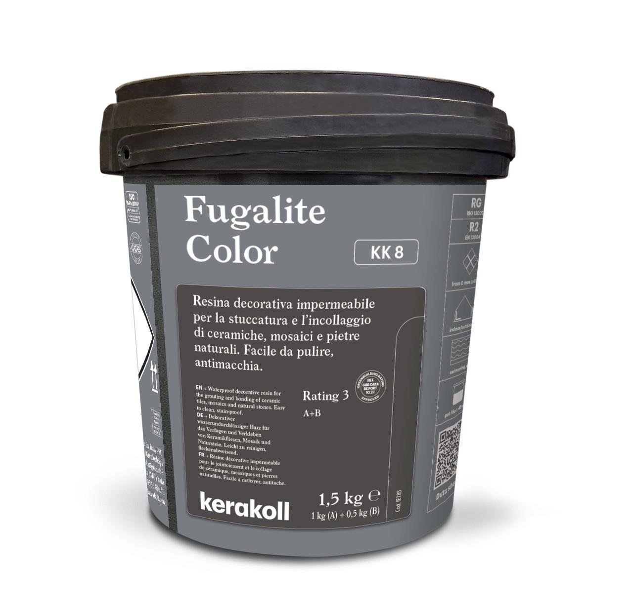 Затирка эпоксидная Kerakoll Fugalite Color КК8 1,5 кг Серый (29156936) Затирка эпоксидная Kerakoll Fugalite Color КК8 1,5 кг Серый (29156936)