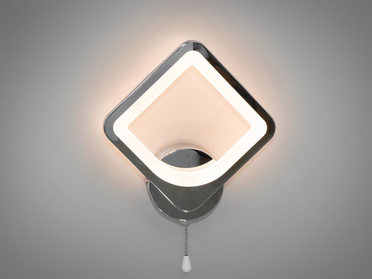 Бра светодиодное EcoLed 19W 8060/1HR Серебристый/Хром