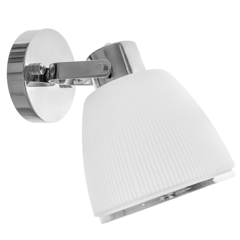Бра настенное накладное в спальню для чтения Brille LK-638W/1 E27 CH 29-044