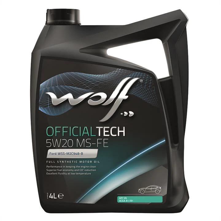 Моторное масло WOLF OfficialTech MS-FE C5 SN GF-5 5W-20 4 л (8320187)
