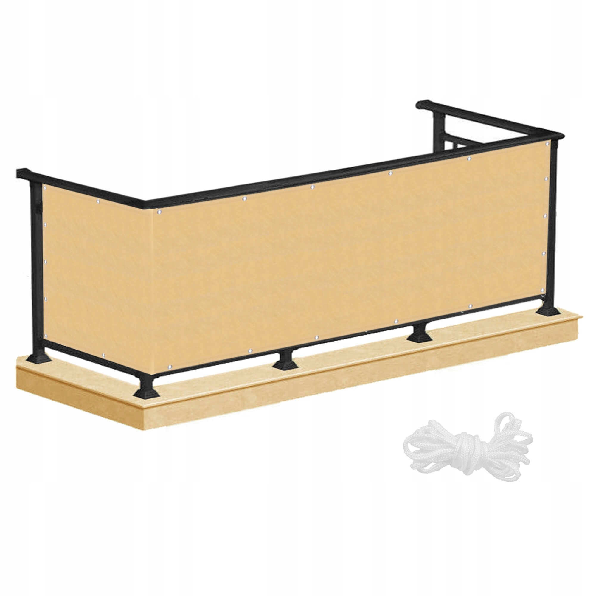 Ширма для балкона Springos 1x5 м Biege (BN10110)