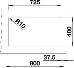 Мойка кухонная Blanco 527167 SUBLINE 430/270-U (40984) - фото 3 Мойка кухонная Blanco 527167 SUBLINE 430/270-U (40984) - фото 3