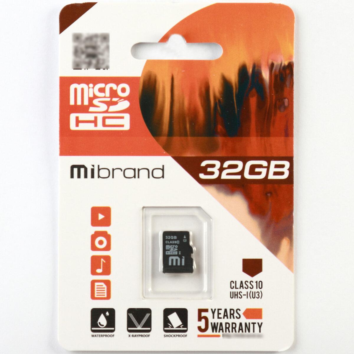 Картка пам'яті Mibrand class 10 32Gb