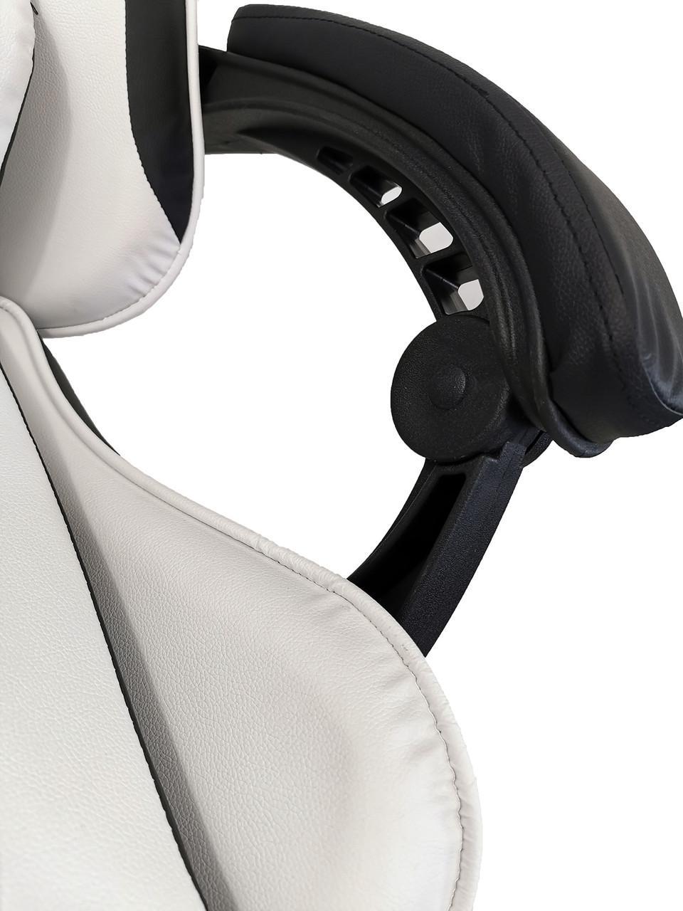 Кресло игровое компьютерное с подушками Racer Pro Белый - фото 7 Кресло игровое компьютерное с подушками Racer Pro Белый - фото 7