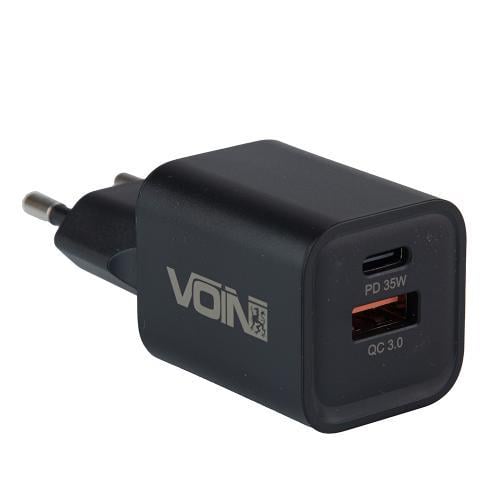 Зарядний пристрій Voin 35W/ 1 USB/ QC3.0 18W/1 PD 35W (LC-36525)