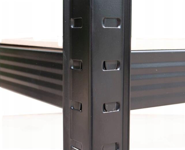 Стелаж металевий Siker GoodTool P7030 5 полиць 150х70х30 см Чорний (4204) - фото 5