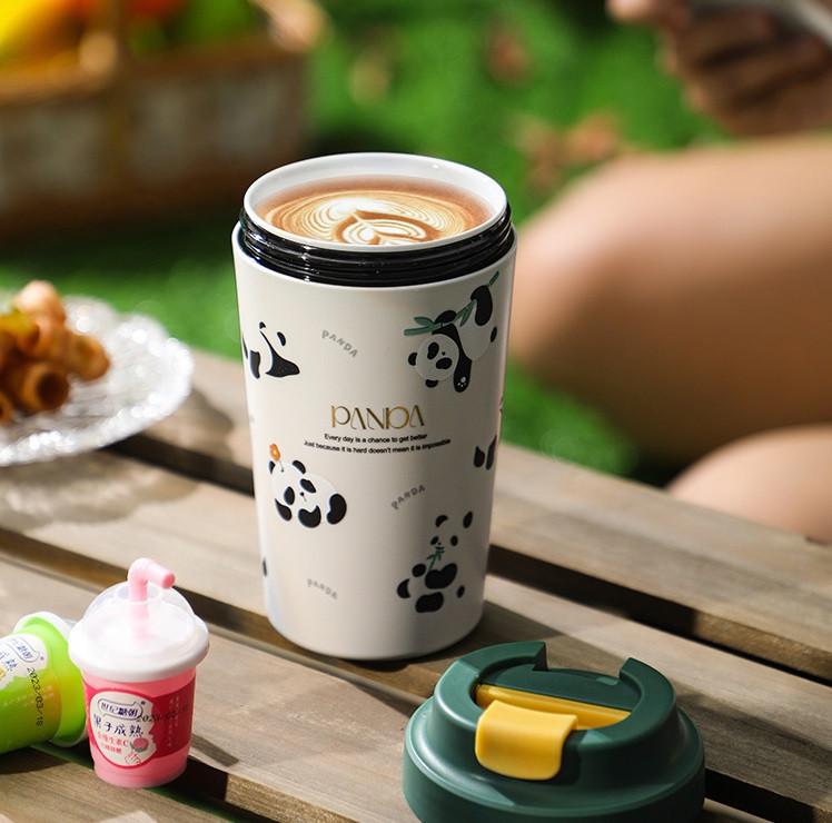 Термокухоль Panda з керамічною колбою 380 мл Зелений (5453) - фото 13 Термокухоль Panda з керамічною колбою 380 мл Зелений (5453) - фото 13