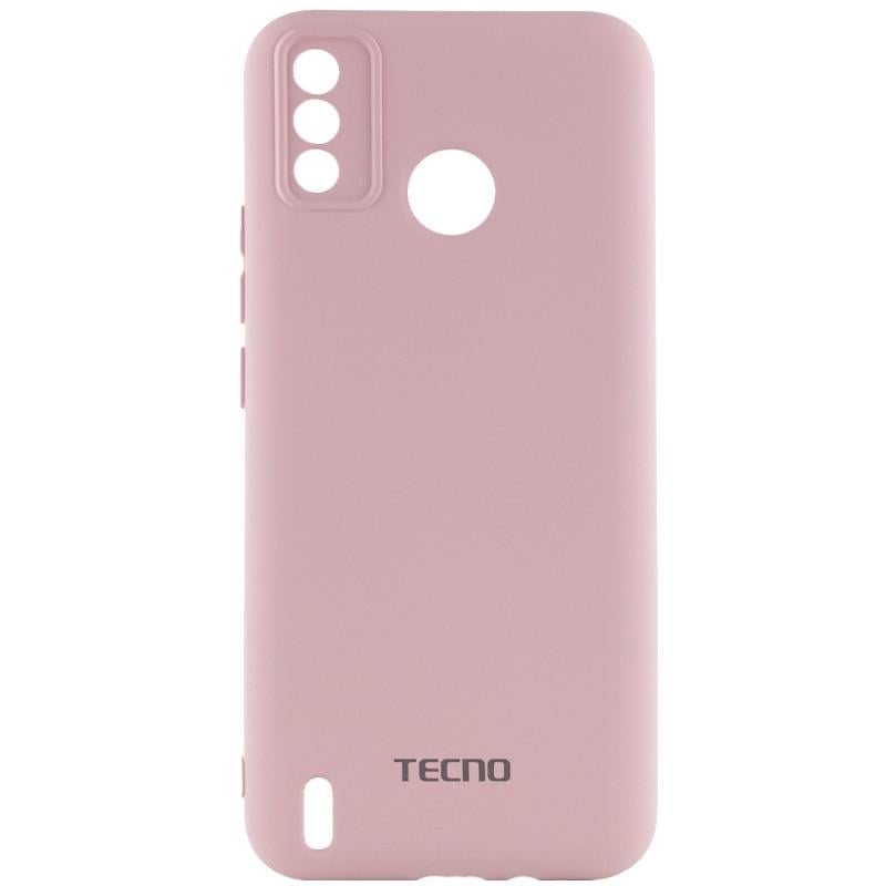 Протиударний чохол Silicone Cover My Color Full Camera (A) для TECNO Spark 6 Go Рожевий / Pink Sand