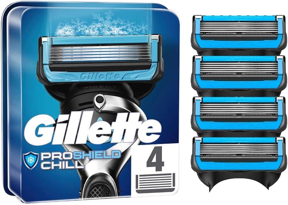 Картриджі змінні для гоління чоловічі Gillette Fusion5 ProShield Chill 4 шт. (8056862)