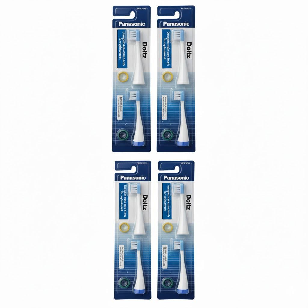 Насадка к электрической зубной щетке Panasonic WEW-0915E-W-AS2 4 блистера