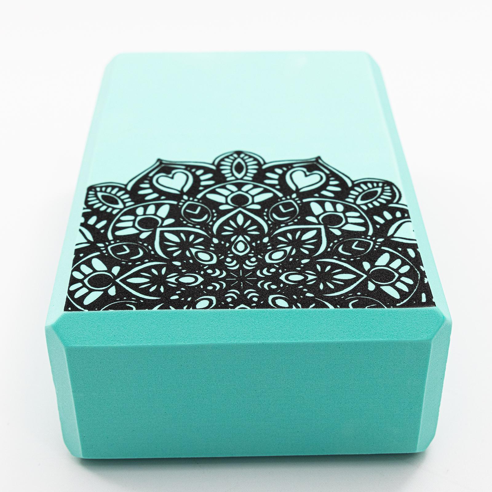 Блок для йоги OSPORT 0858-5 EVA Asana MS Бірюзовий (20331) - фото 2 Блок для йоги OSPORT 0858-5 EVA Asana MS Бірюзовий (20331) - фото 2