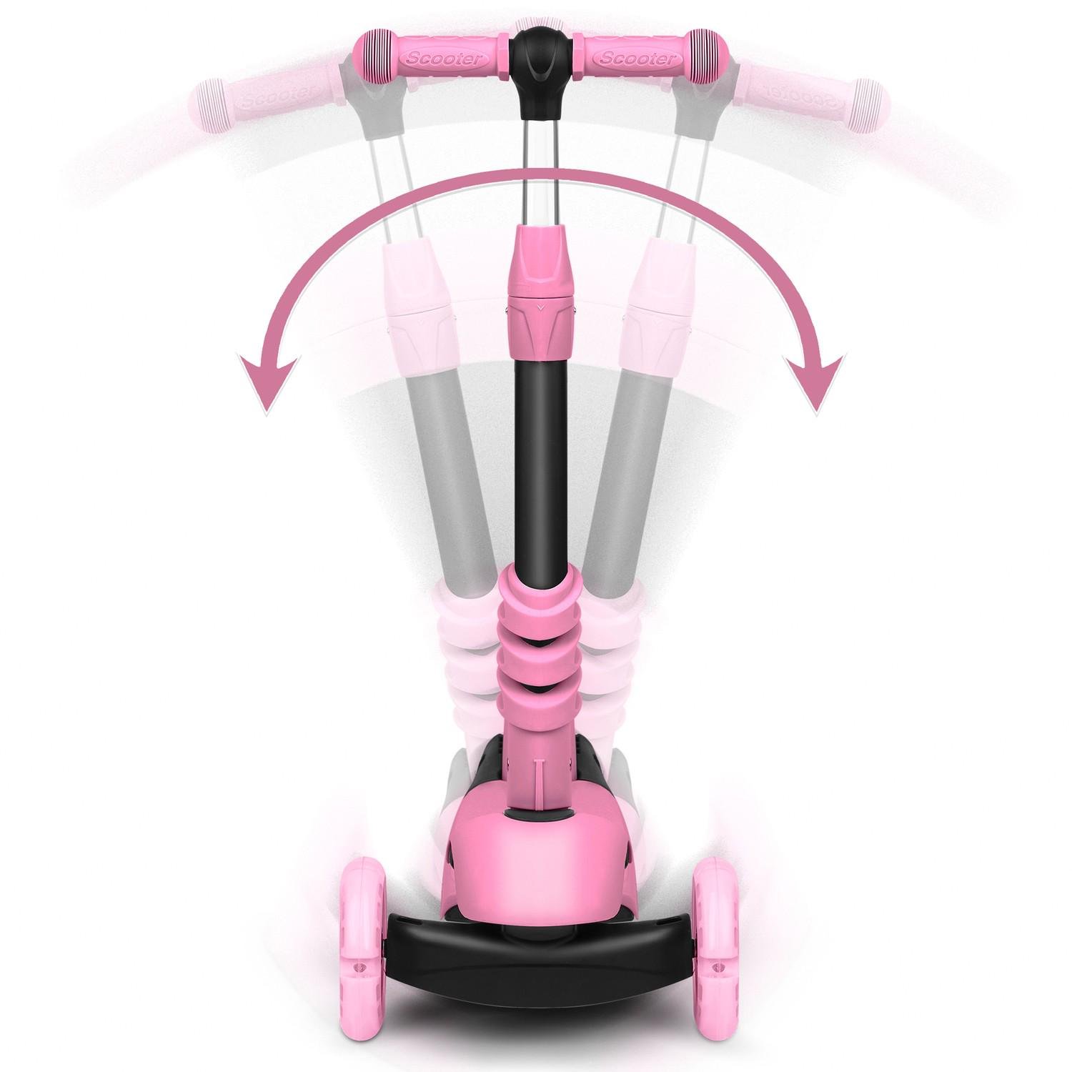 Самокат дитячий триколісний Ricokids Todi Рожевий (431588) - фото 6 Самокат дитячий триколісний Ricokids Todi Рожевий (431588) - фото 6