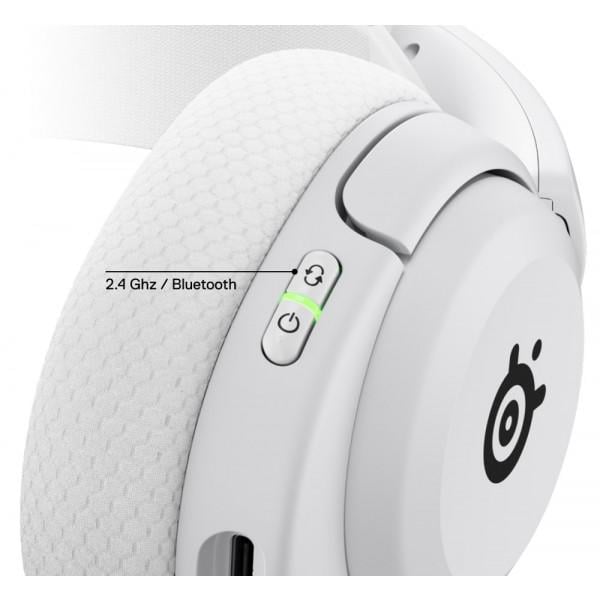 Наушники игровые SteelSeries Arctis Nova 5 Wireless Bluetooth White (61671) - фото 6