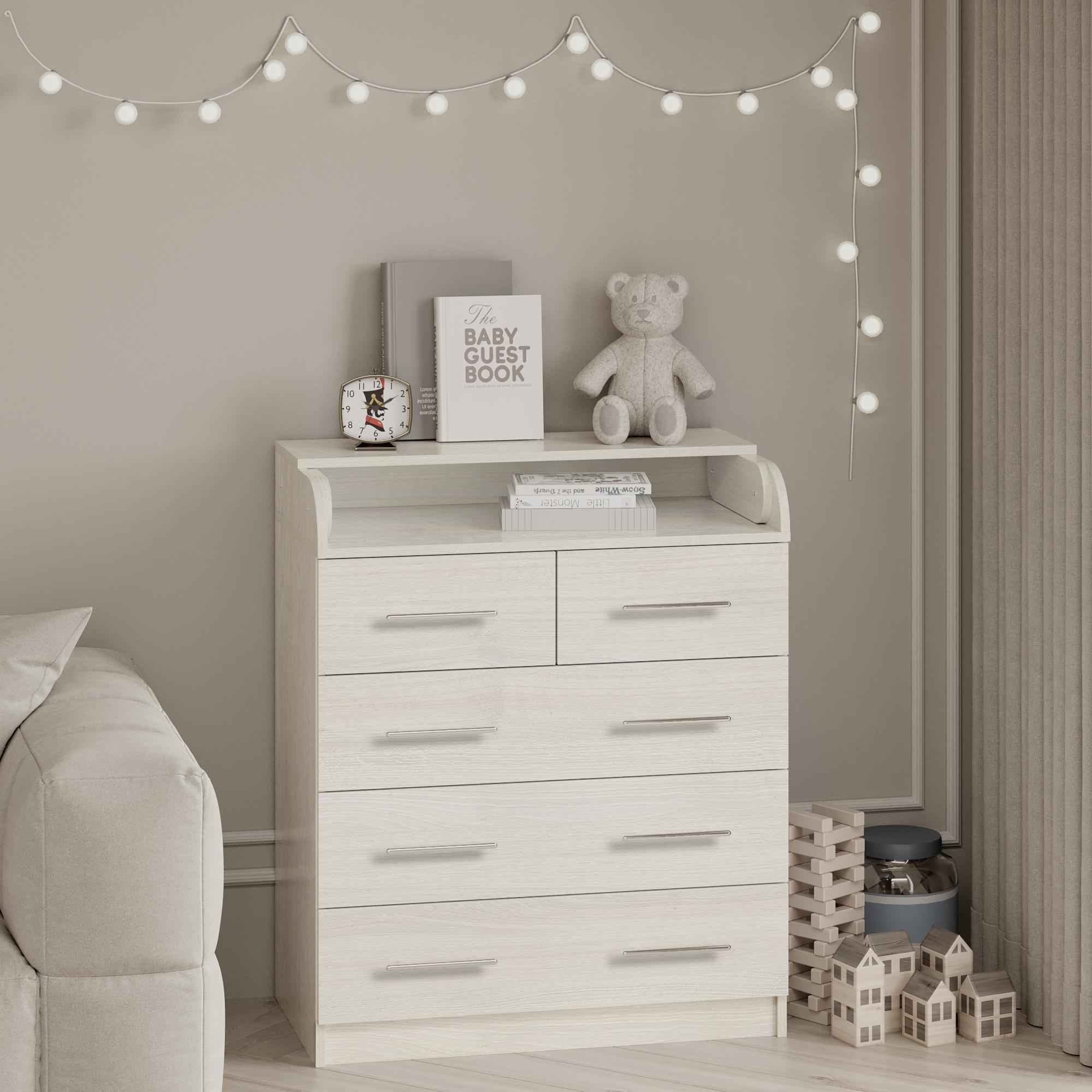 Комод пеленальный Standart KP2+3 800x450x970 мм Шамони Светлый - фото 1 Комод пеленальный Standart KP2+3 800x450x970 мм Шамони Светлый - фото 1