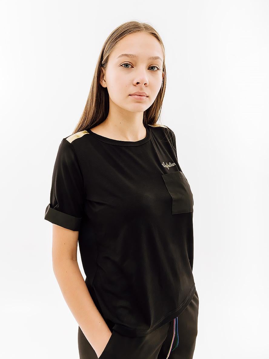 Футболка женская Australian GOLD TAPE JERSEY V TEE 2XL Черный (7dLSDTS0028-003 2XL)