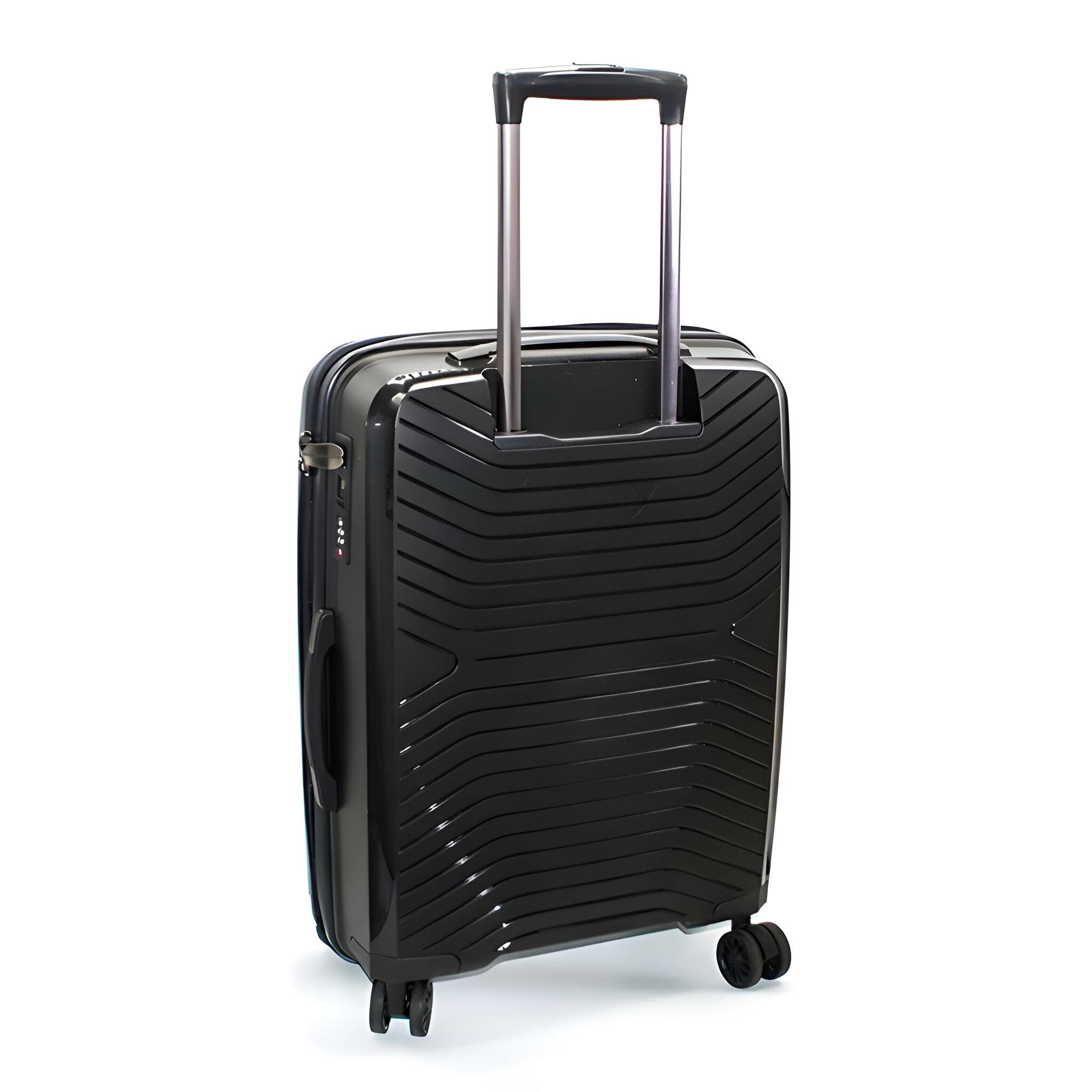 Набір валіз Unite Star 2в1 ABS-пластик з кодовим замком та телескопічною ручкою Чорний (7024) - фото 3 Набір валіз Unite Star 2в1 ABS-пластик з кодовим замком та телескопічною ручкою Чорний (7024) - фото 3