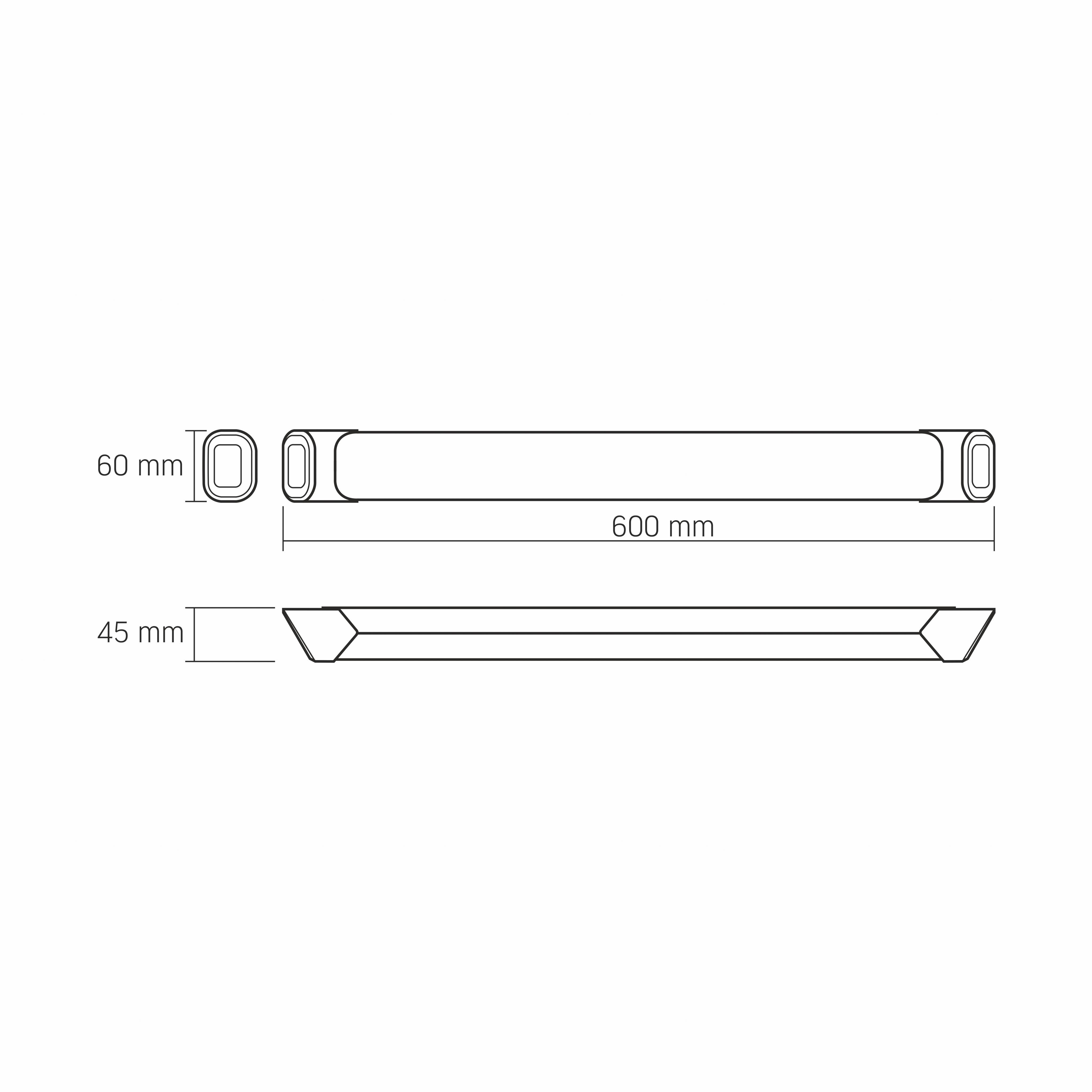 Светильник Videx LED линейный 36W 0.6М 5000K 220V VLE-BN-36065B Черный (27636) - фото 6