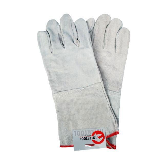 Рукавичка замшева Intertool SP-0009W Grey