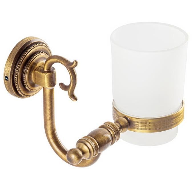 Стакан для зубных щеток KUGU Versace Antique 206A Бронзовый (130933)