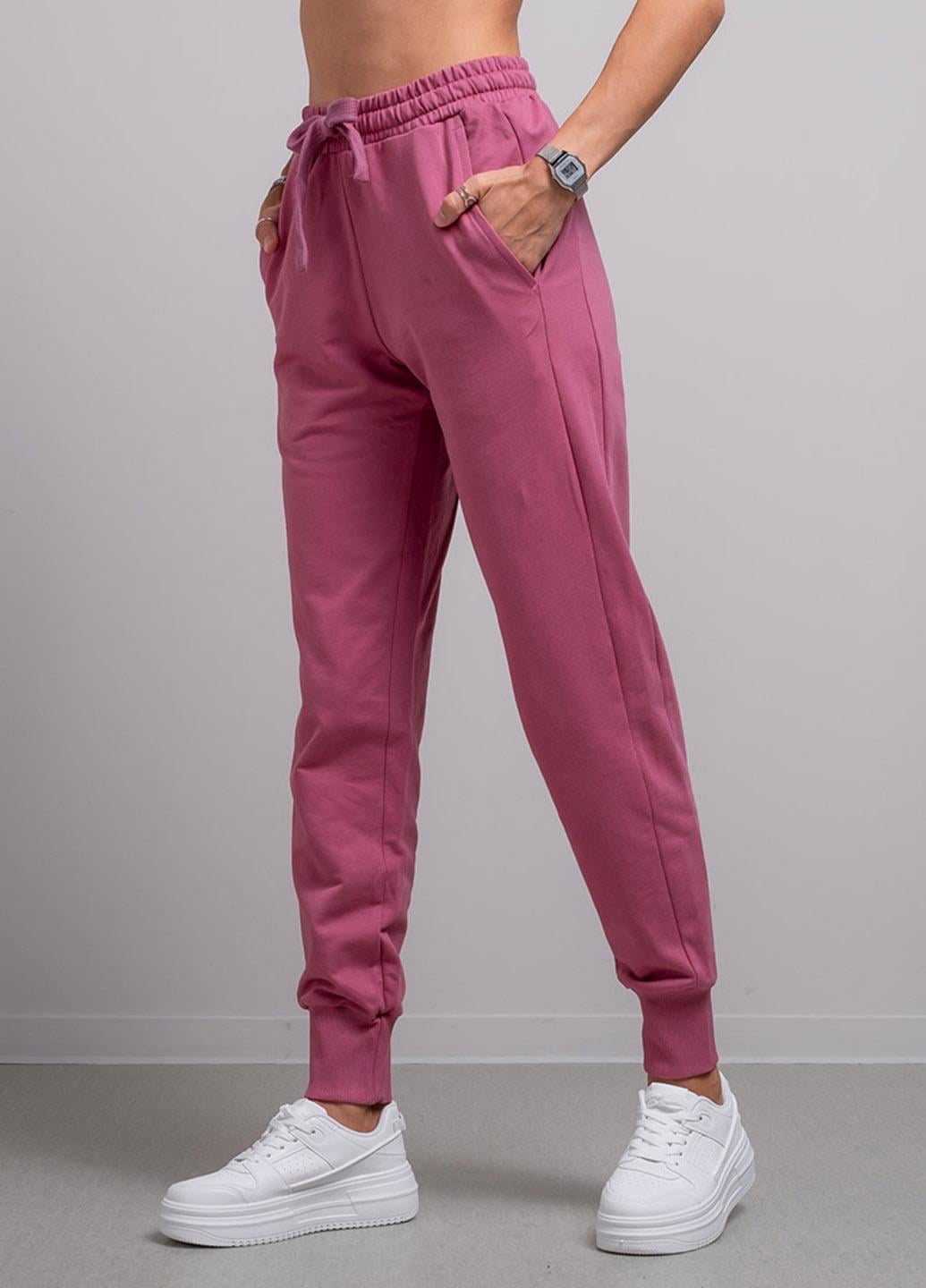 Спортивні штани жіночі 102546 L Рожевий (102546_L)