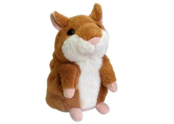 Интерактивная игрушка Kronos Toys Говорящий хомяк Темно-коричневый (17944994)