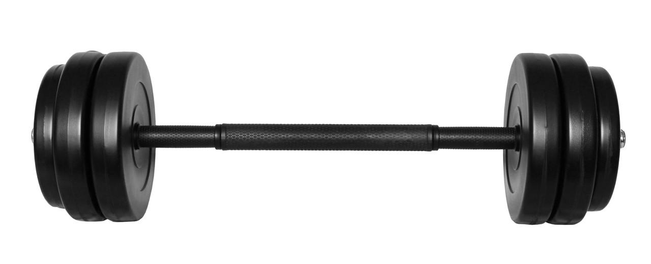 Комплект гантелей с разъемным соединителем NEO-SPORT со сменными дисками 52 кг 2 шт. по 26 кг (2371516661_neo_2) - фото 9