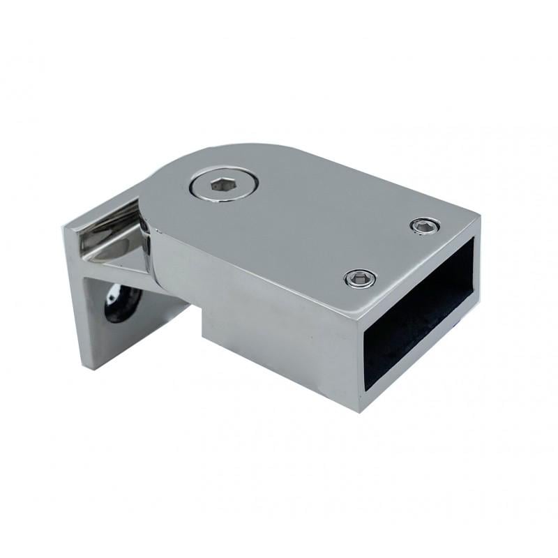 Соединитель поворотный стена-труба под трубу 30х10 OF-TS-4 для душевых кабин и душевых перегородок нержавеющая сталь полированная