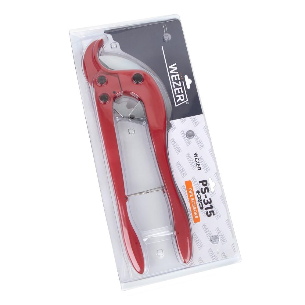 Ножницы для пластиковых труб WEZER CF-315 усиленные Ø20-63 мм. Ножницы для пластиковых труб WEZER CF-315 усиленные Ø20-63 мм.