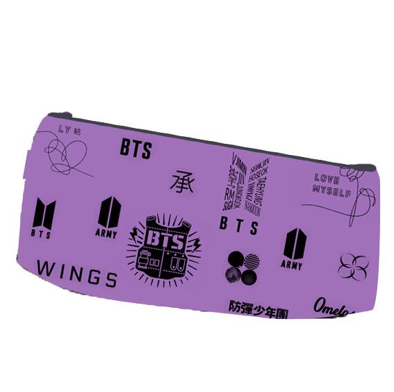 Пенал шкільний BTS Bangtan Boys двосторонній 22х11 см (pn_0137)