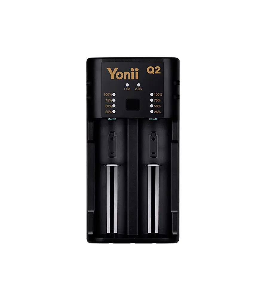 Зарядное устройство для аккумуляторных батареек USB Battery Charger Yonii Q2 (1008459-Black)