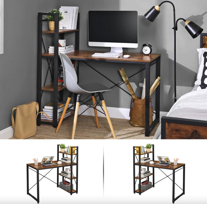 Комп'ютерний стіл з боковими полицями Leobert Devoko Loft (4627) - фото 4