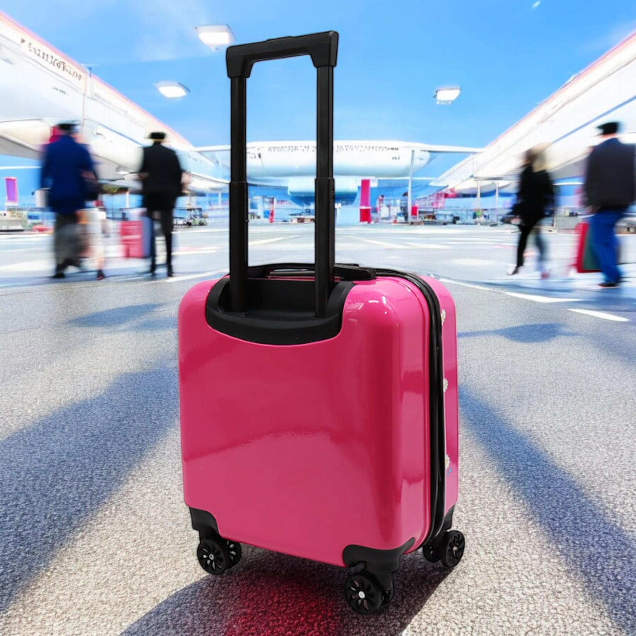 Валіза дитяча H&H Cat with a Bow ABS-пластик на 4 коліщатках з кодовим замком 35 л (S_D-10) - фото 7 Валіза дитяча H&H Cat with a Bow ABS-пластик на 4 коліщатках з кодовим замком 35 л (S_D-10) - фото 7